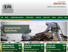 Tablet Screenshot of environmentalremediesinc.com